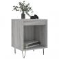 Preview: Nachttische 2 Stk. Grau Sonoma 40x35x50 cm Holzwerkstoff