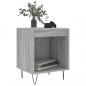 Preview: Nachttisch Grau Sonoma 40x35x50 cm Holzwerkstoff