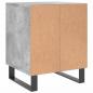 Preview: Nachttische 2 Stk. Betongrau 40x35x50 cm Holzwerkstoff