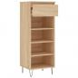 Preview: Schuhschrank Sonoma-Eiche 40x36x105 cm Holzwerkstoff