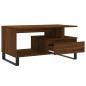 Preview: Couchtisch Braun Eichen-Optik 90x49x45 cm Holzwerkstoff