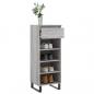 Preview: Schuhschrank Grau Sonoma 40x36x105 cm Holzwerkstoff