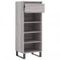 Preview: Schuhschrank Grau Sonoma 40x36x105 cm Holzwerkstoff