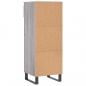 Preview: Schuhschrank Grau Sonoma 40x36x105 cm Holzwerkstoff