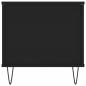 Preview: Couchtisch Schwarz 90x44,5x45 cm Holzwerkstoff