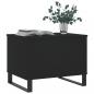 Preview: Couchtisch Schwarz 60x44,5x45 cm Holzwerkstoff