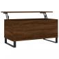 Preview: Couchtisch Braun Eichen-Optik 90x44,5x45 cm Holzwerkstoff