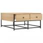 Preview: Couchtisch Sonoma-Eiche 80x80x40 cm Holzwerkstoff