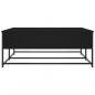 Preview: Couchtisch Schwarz 100x99x40 cm Holzwerkstoff