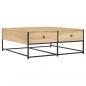 Preview: Couchtisch Sonoma-Eiche 100x99x40 cm Holzwerkstoff