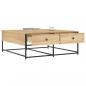 Preview: Couchtisch Sonoma-Eiche 100x99x40 cm Holzwerkstoff