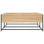 Preview: Couchtisch Sonoma-Eiche 100x99x40 cm Holzwerkstoff