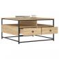 Preview: Couchtisch Sonoma-Eiche 80x80x45 cm Holzwerkstoff