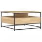 Preview: Couchtisch Sonoma-Eiche 80x80x45 cm Holzwerkstoff