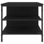 Preview: Couchtisch Schwarz 100x50x45 cm Holzwerkstoff