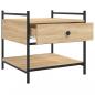 Preview: Couchtisch Sonoma-Eiche 50x50x50 cm Holzwerkstoff