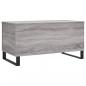 Preview: Couchtisch Grau Sonoma 90x44,5x45 cm Holzwerkstoff