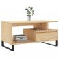 Preview: Couchtisch Sonoma-Eiche 90x49x45 cm Holzwerkstoff