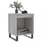 Preview: Nachttisch Grau Sonoma 40x35x50 cm Holzwerkstoff