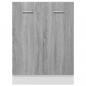 Preview: Unterschrank Grau Sonoma 60x46x81,5 cm Holzwerkstoff