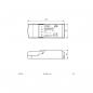 Preview: EVN Netzgerät 24V/DC - 2,5-25W - IP20 - Primär: 220-240V/AC dimmbar mit Phasenan- und Phasenabschnitt-Dimmer (SLD2425)