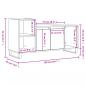 Preview: TV-Schrank Braun Eichen-Optik 100x35x55 cm Holzwerkstoff