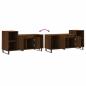 Preview: TV-Schrank Braun Eichen-Optik 100x35x55 cm Holzwerkstoff