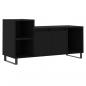 Preview: TV-Schrank Schwarz 100x35x55 cm Holzwerkstoff