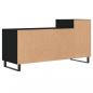 Preview: TV-Schrank Schwarz 100x35x55 cm Holzwerkstoff