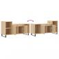 Preview: TV-Schrank Sonoma-Eiche 100x35x55 cm Holzwerkstoff