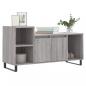 Preview: TV-Schrank Grau Sonoma 100x35x55 cm Holzwerkstoff