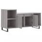 Preview: TV-Schrank Grau Sonoma 100x35x55 cm Holzwerkstoff