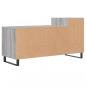 Preview: TV-Schrank Grau Sonoma 100x35x55 cm Holzwerkstoff