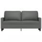 Preview: 2-Sitzer-Sofa Dunkelgrau 140 cm Stoff