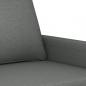 Preview: 2-Sitzer-Sofa Dunkelgrau 140 cm Stoff