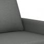 Preview: 3-Sitzer-Sofa Dunkelgrau 180 cm Stoff