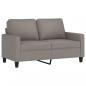 Preview: 2-Sitzer-Sofa Taupe 120 cm Stoff