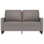 Preview: 2-Sitzer-Sofa Taupe 120 cm Stoff