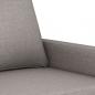 Preview: 2-Sitzer-Sofa Taupe 120 cm Stoff