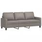 Preview: 3-Sitzer-Sofa Taupe 180 cm Stoff