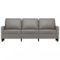 Preview: 3-Sitzer-Sofa Taupe 180 cm Stoff