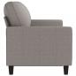 Preview: 3-Sitzer-Sofa Taupe 180 cm Stoff