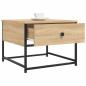 Preview: Couchtisch Sonoma-Eiche 51x51x40 cm Holzwerkstoff