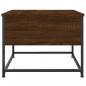 Preview: Couchtisch Braun Eichen-Optik 51x51x40 cm Holzwerkstoff