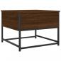 Preview: Couchtisch Braun Eichen-Optik 51x51x40 cm Holzwerkstoff