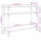 Preview: Konsolentisch Sonoma-Eiche 100x29x75 cm Holzwerkstoff