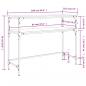 Preview: Konsolentisch Braun Eichen-Optik 100x35,5x75 cm Holzwerkstoff