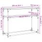 Preview: Konsolentisch Sonoma-Eiche 100x35,5x75 cm Holzwerkstoff