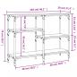 Preview: Konsolentisch Sonoma-Eiche 102x29x75 cm Holzwerkstoff