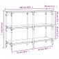 Preview: Konsolentisch Sonoma-Eiche 100x29x75 cm Holzwerkstoff